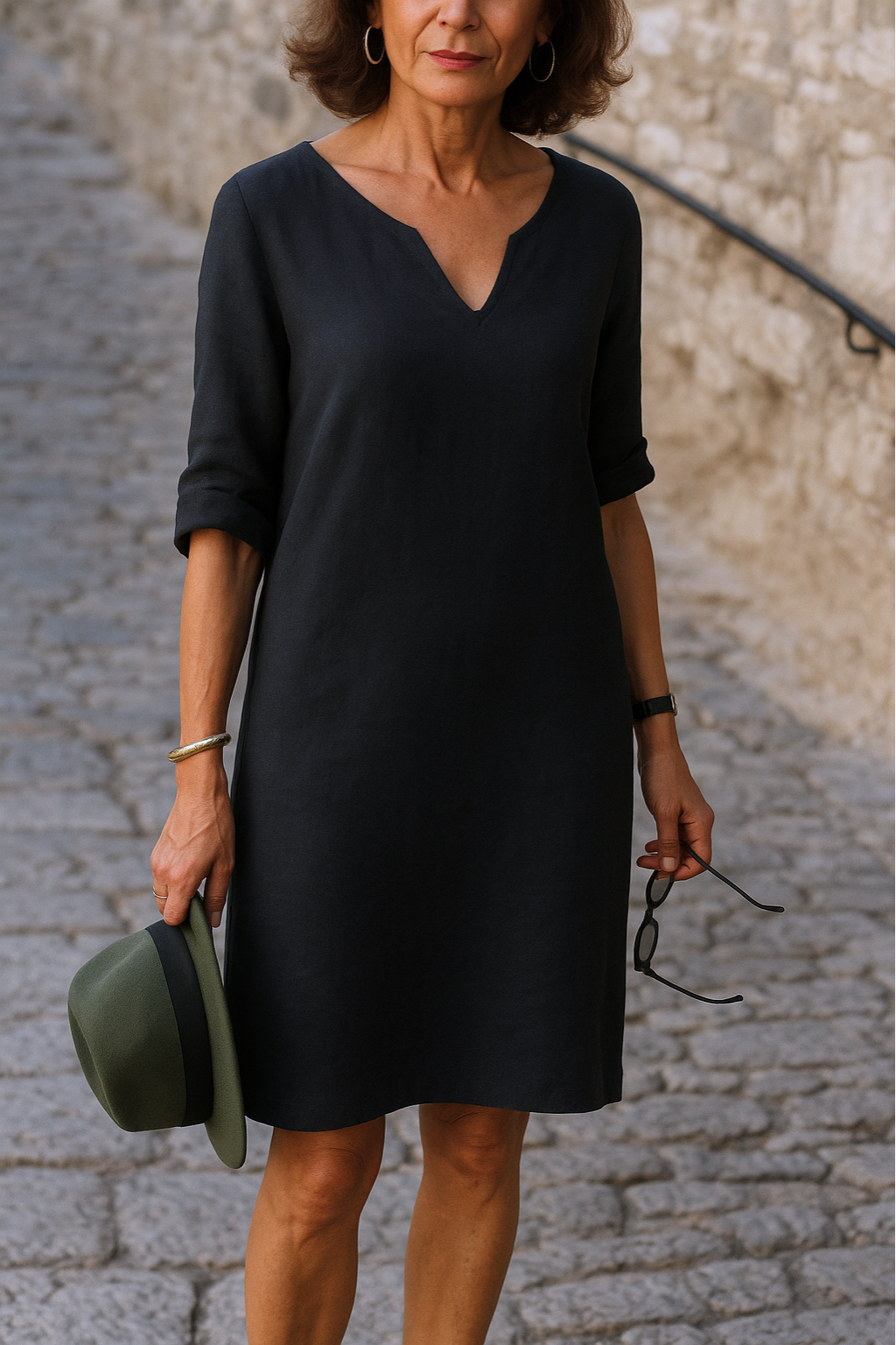 Lunéa™ | Robe moderne à col en V [1+1 Gratuit]