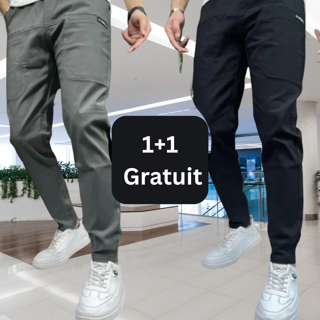 Théo | Outland Pantalon Cargo Extensible [1+1 Gratuit]