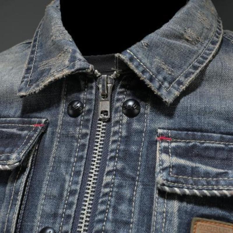 Leo™ - Classique Veste en Denim