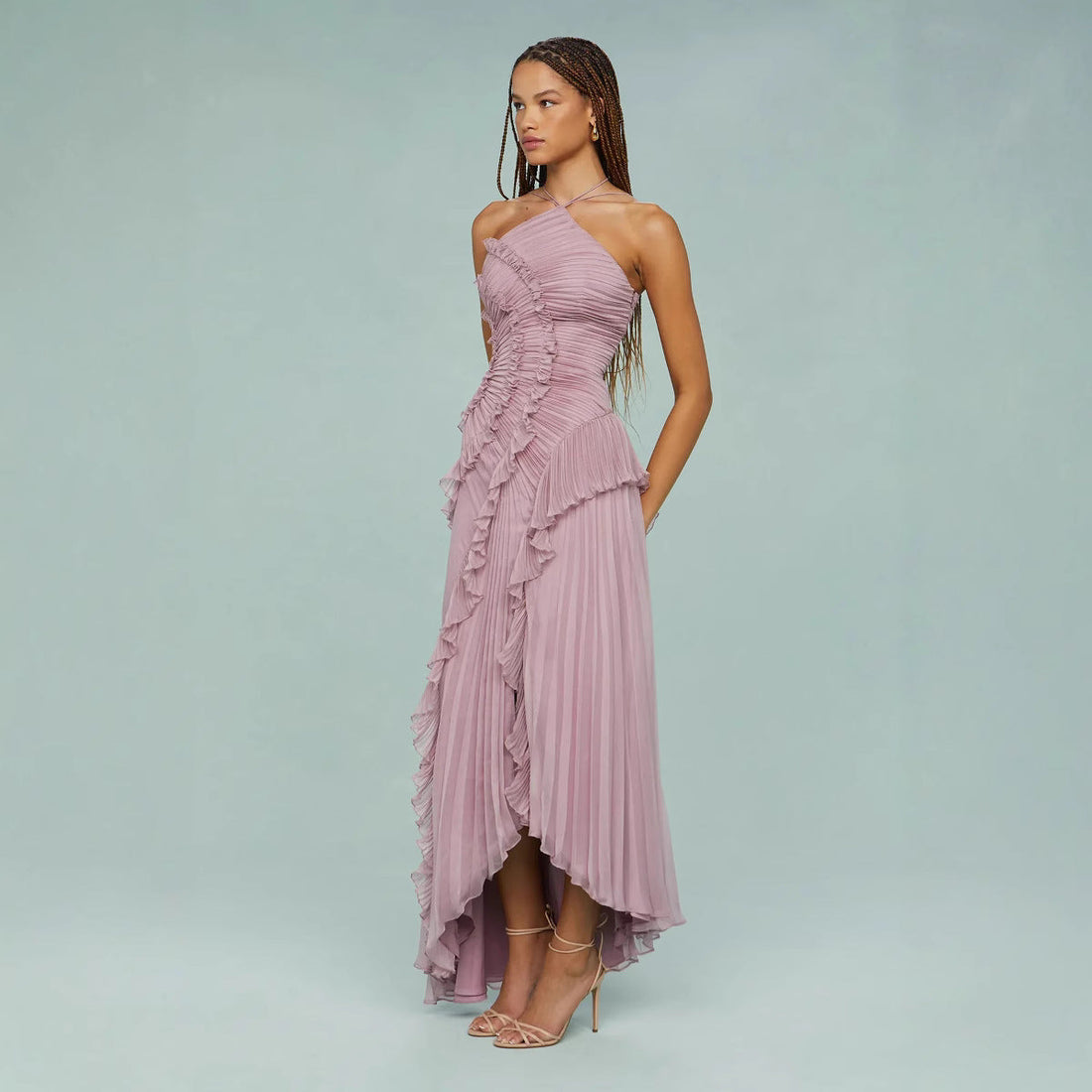 Soline™ | Robe mauve enchantée | 50% de réduction