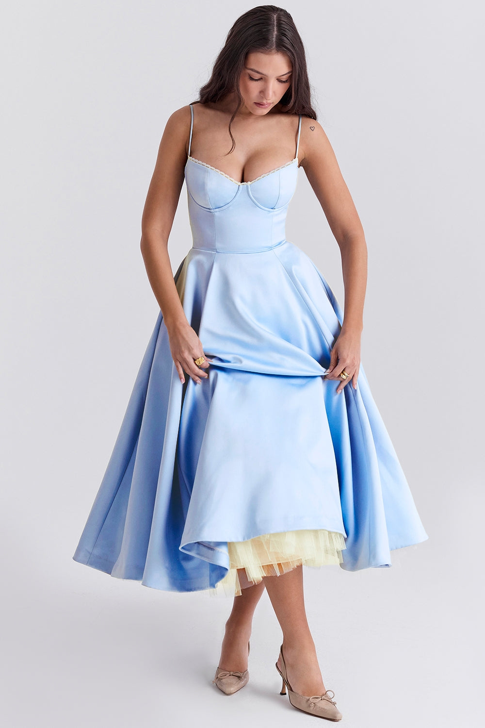 Chloé™ | Robe midi en tulle | 50% de réduction