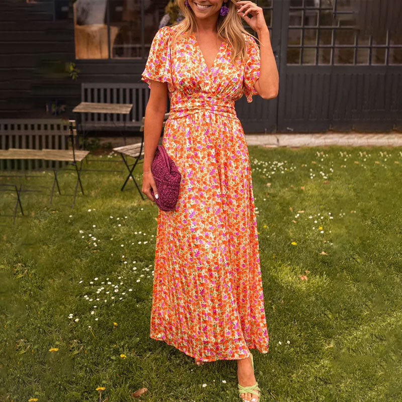 Luna™ | Robe en mousseline florale